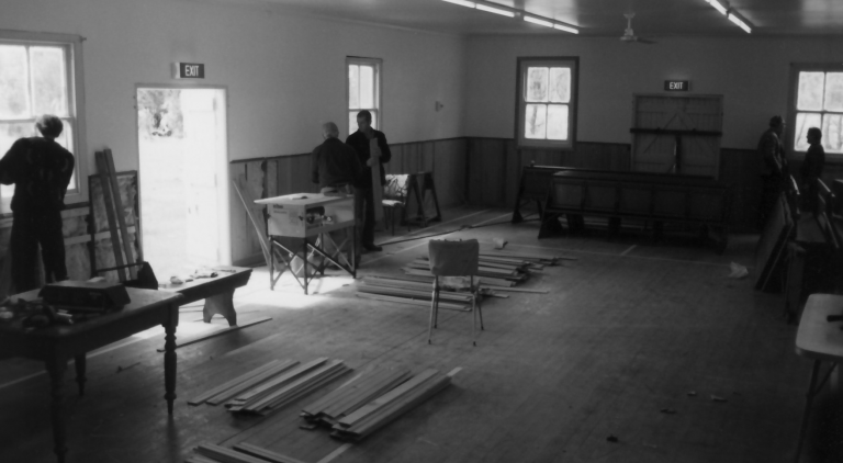 Following a government grant, insulates, ceiling, walls and plasterboard installed with upgraded power & lighting.