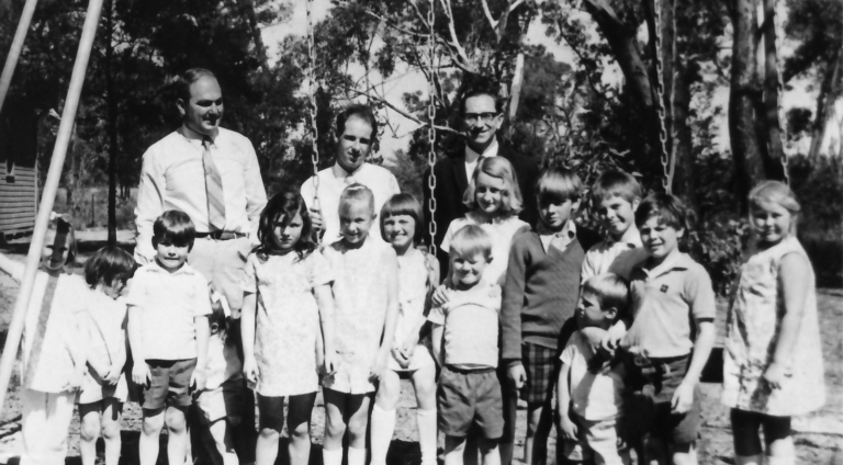 The Lions club installed the playground 1971.
